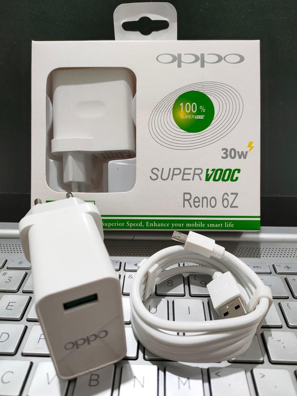 TRAVEL CHARGER OPPO VOOC 30W RENO 6Z 99% GM MICRO