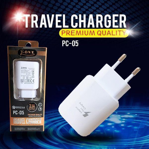 BATOK CHARGER Y-ONE PC 05 OUTPUT 3.1 QUALCOMM 3.0