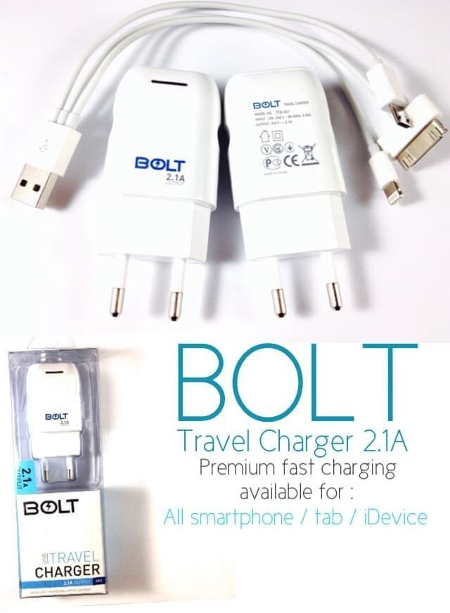 TRAVEL CHARGER BOLT 3 IN 1