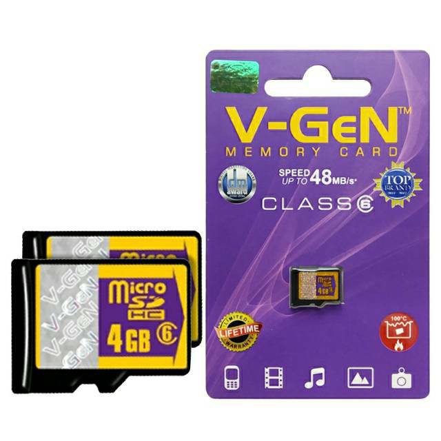 MEMORY V-GEN CLASS 6 4GB