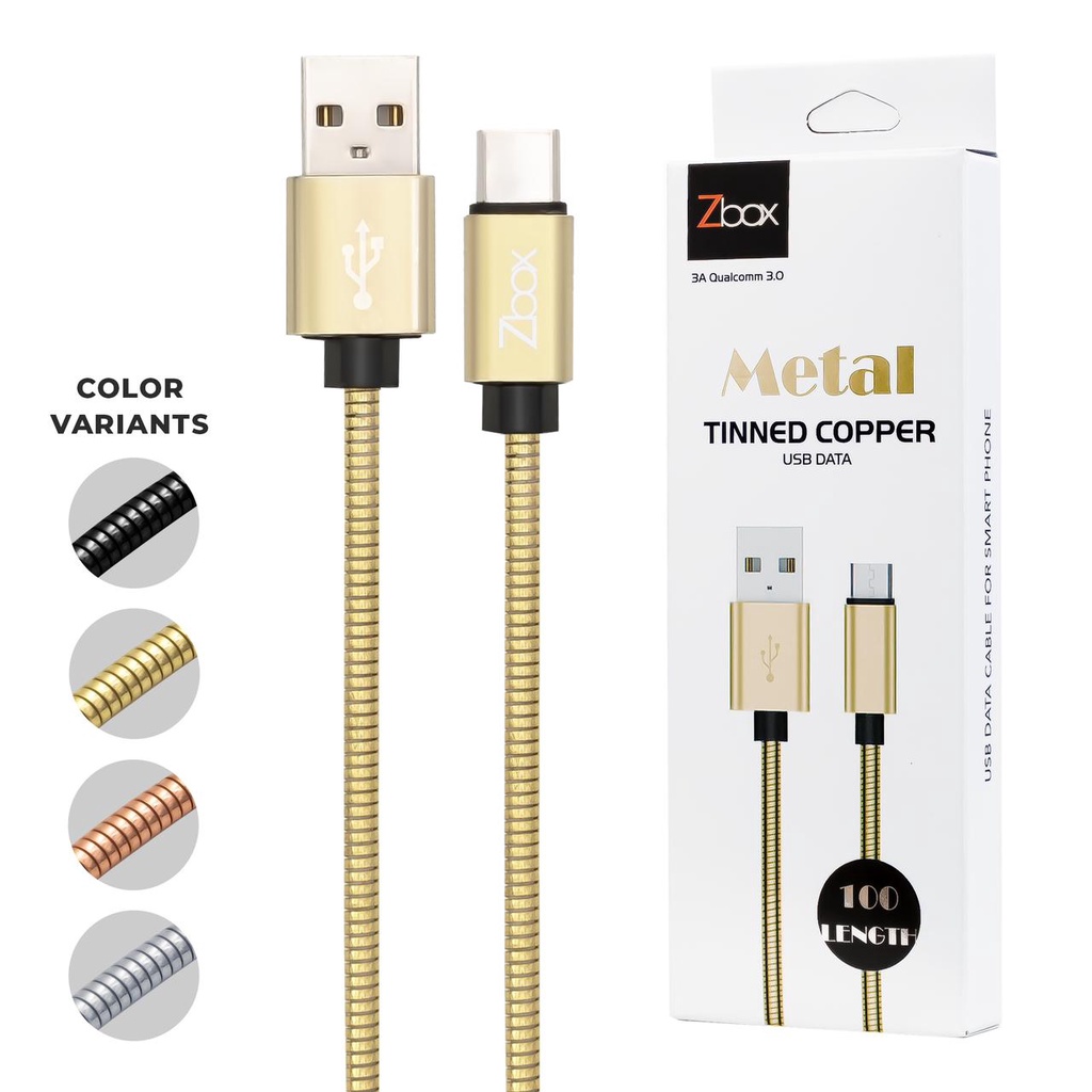 KABEL DATA METAL TINNED COPPER ZBOX IPHONE