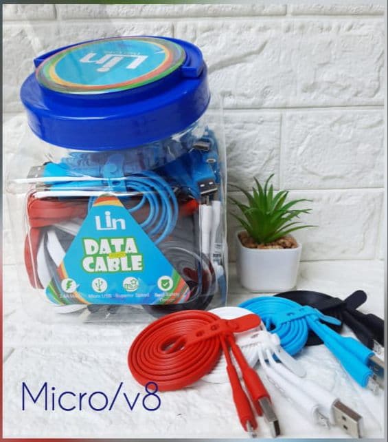KABEL DATA LIN FLAT GEPENG MICRO