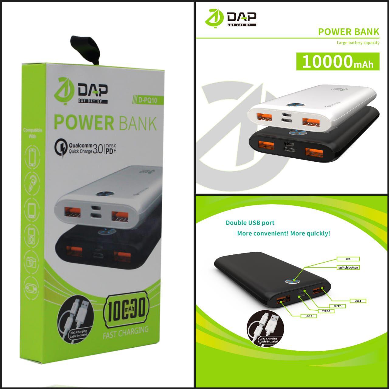 POWER BANK DAP D-PQ10 10.000 MAH