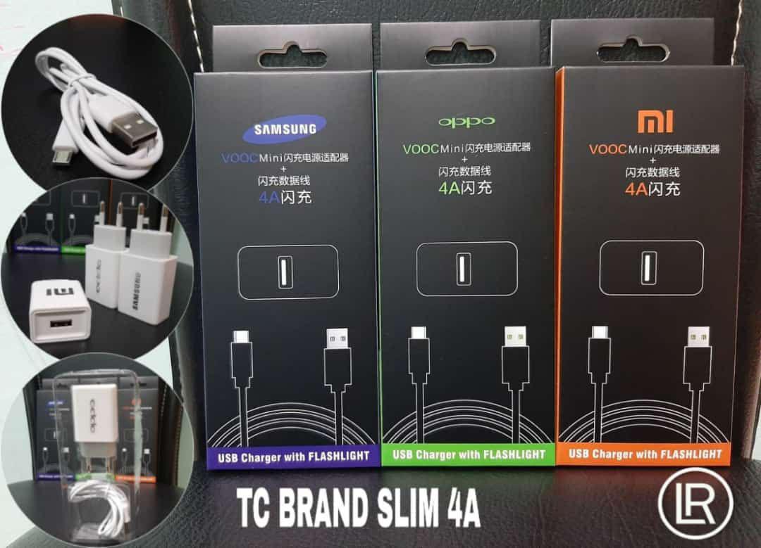 TRAVEL CHARGER BRAND SLIM 4A