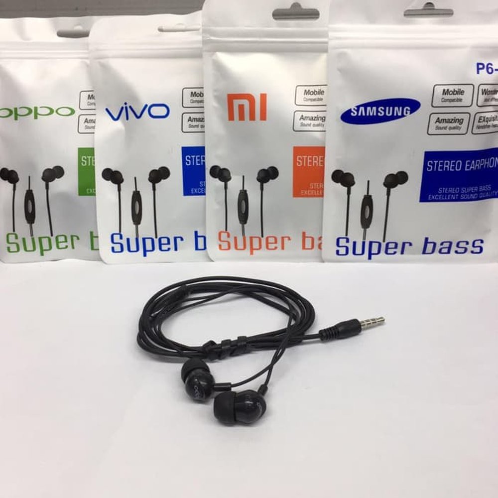 HEADSET BRAND P6 / RD PLASTIK