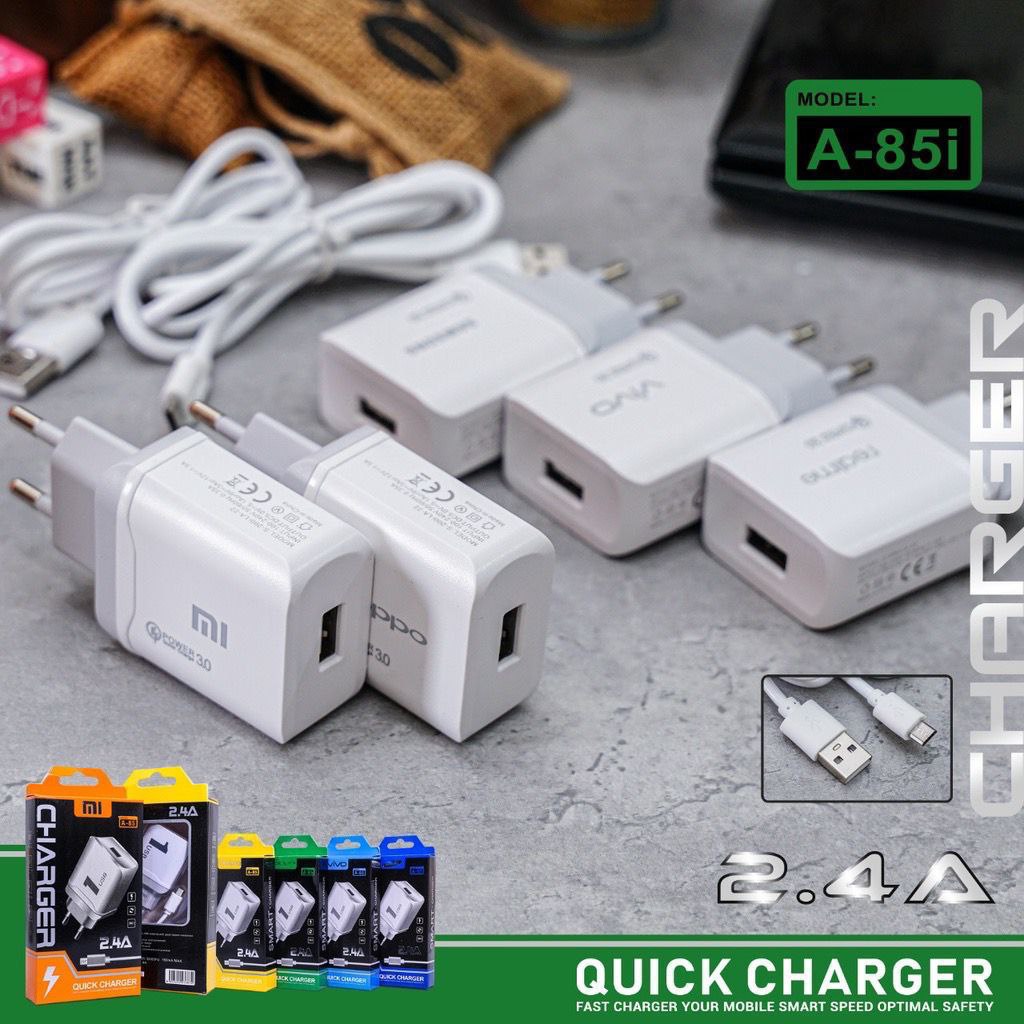 TRAVEL CHARGER BRAND A85i 3.1A