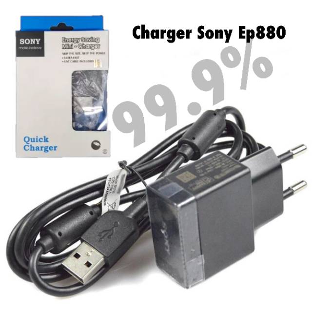 TRAVEL CHARGER SONY EP 880 99% MICRO (HP)