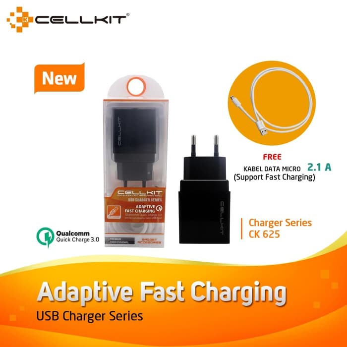TRAVEL CHARGER CELLKIT FAST 625